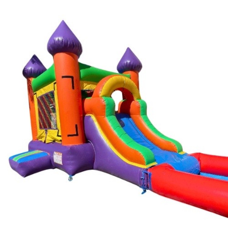 Castle Jumper Bounce House W/Slide (Wet/Dry)